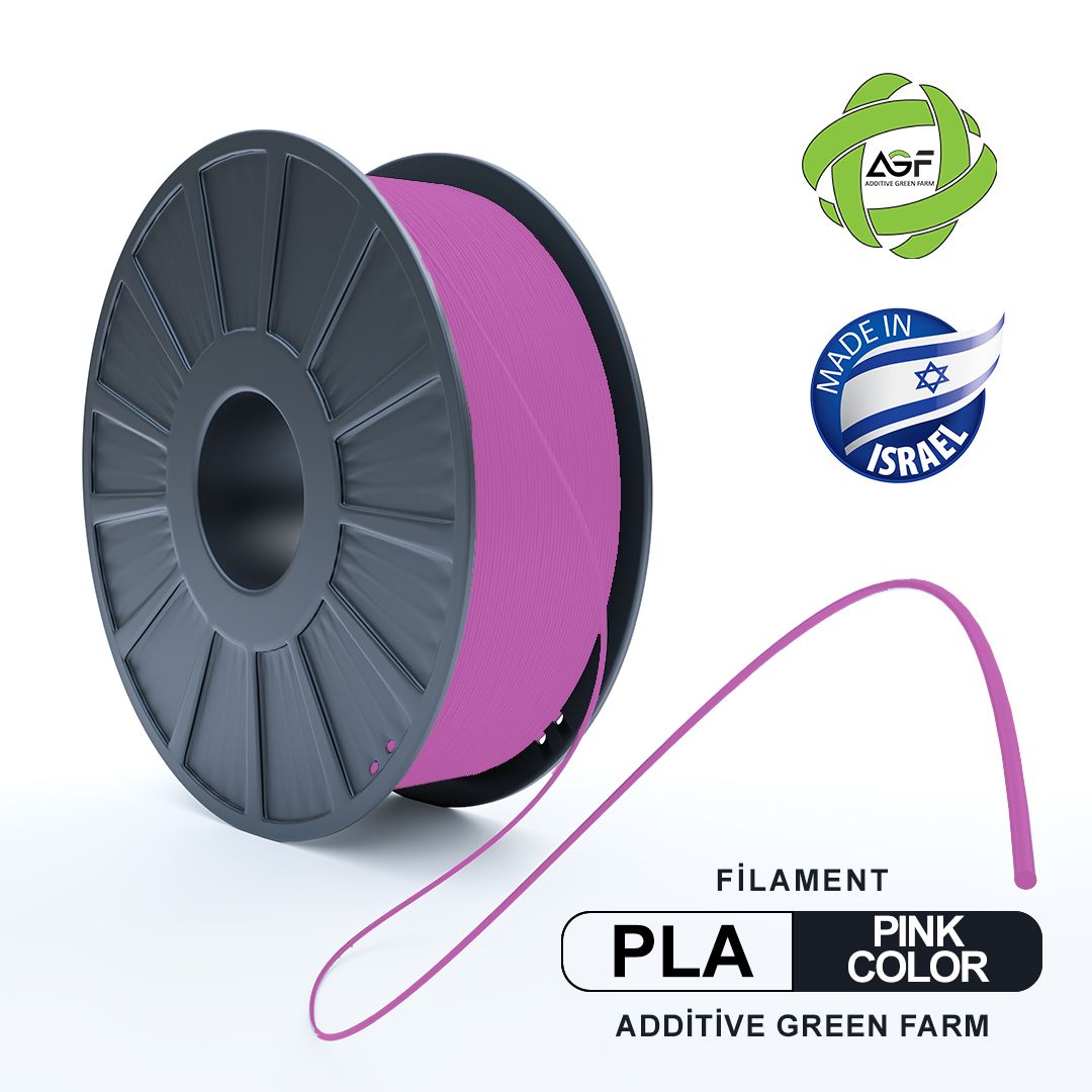 PLA PINK FILAMENT - גליל פילמנט ורוד