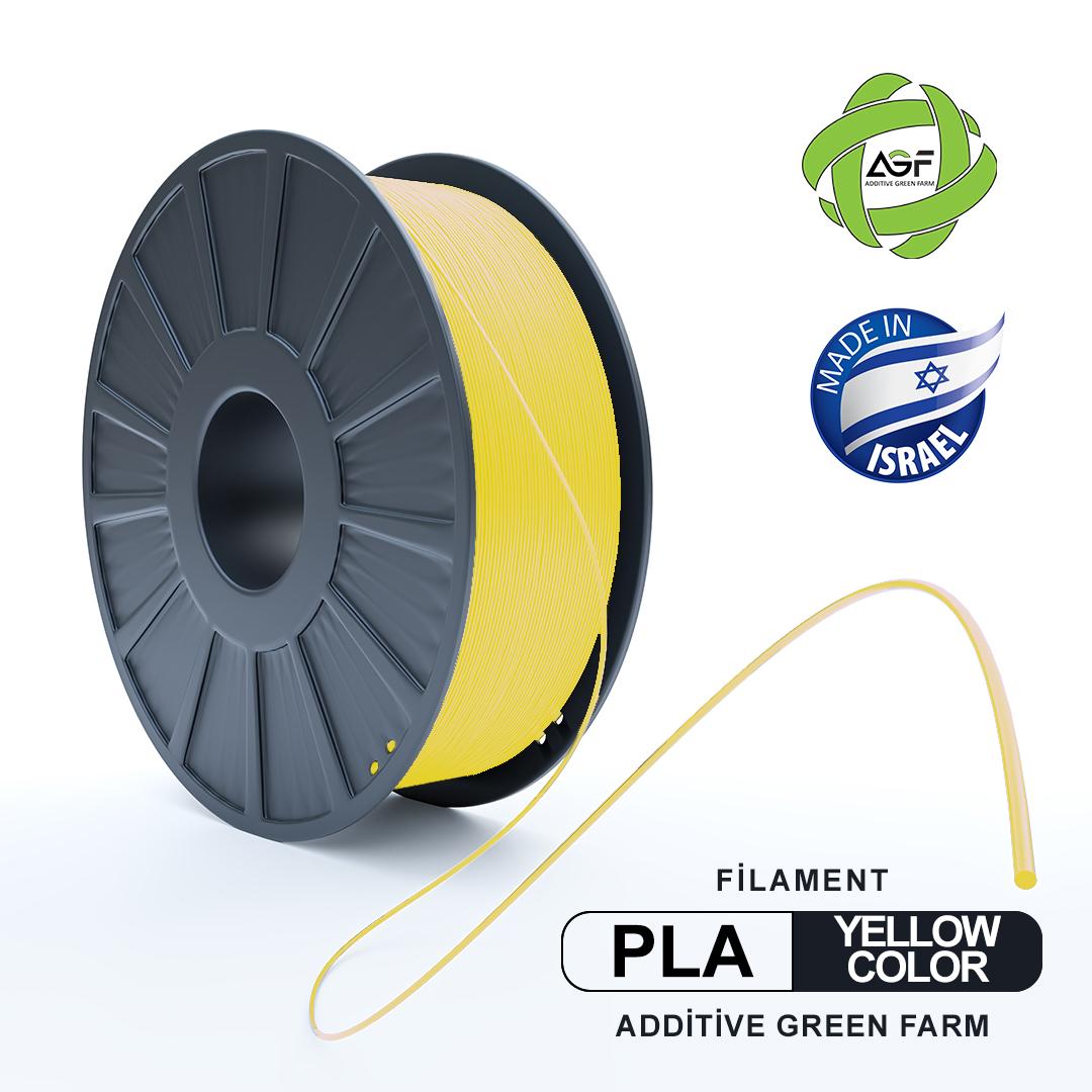 PLA YELLOW FILAMENT - גליל פילמנט צהוב