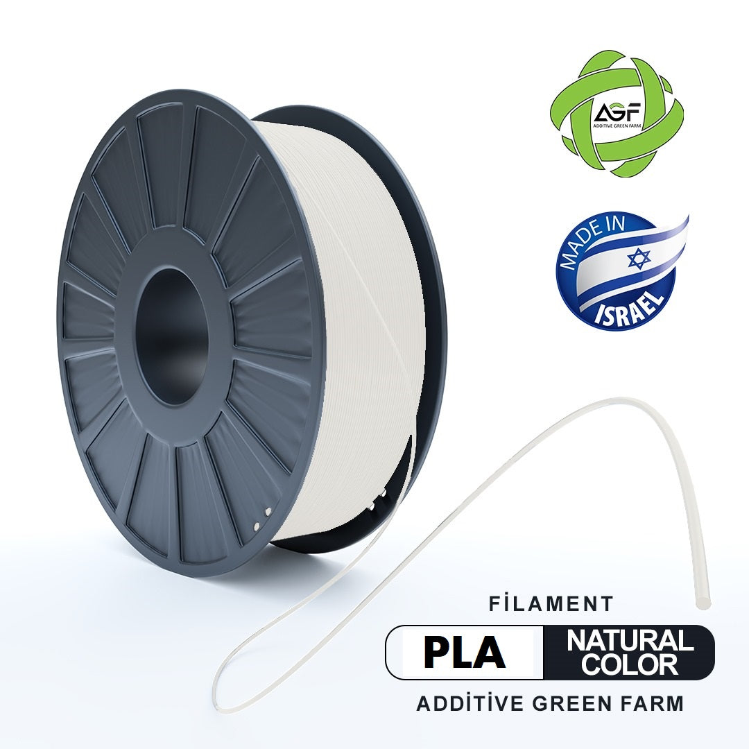 PLA NATURAL COLOR FILAMENT - גליל פילמנט צבע טבעי