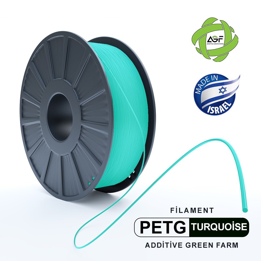 PETG TURQUOISE FILAMENT - גליל פילמנט טורקיז