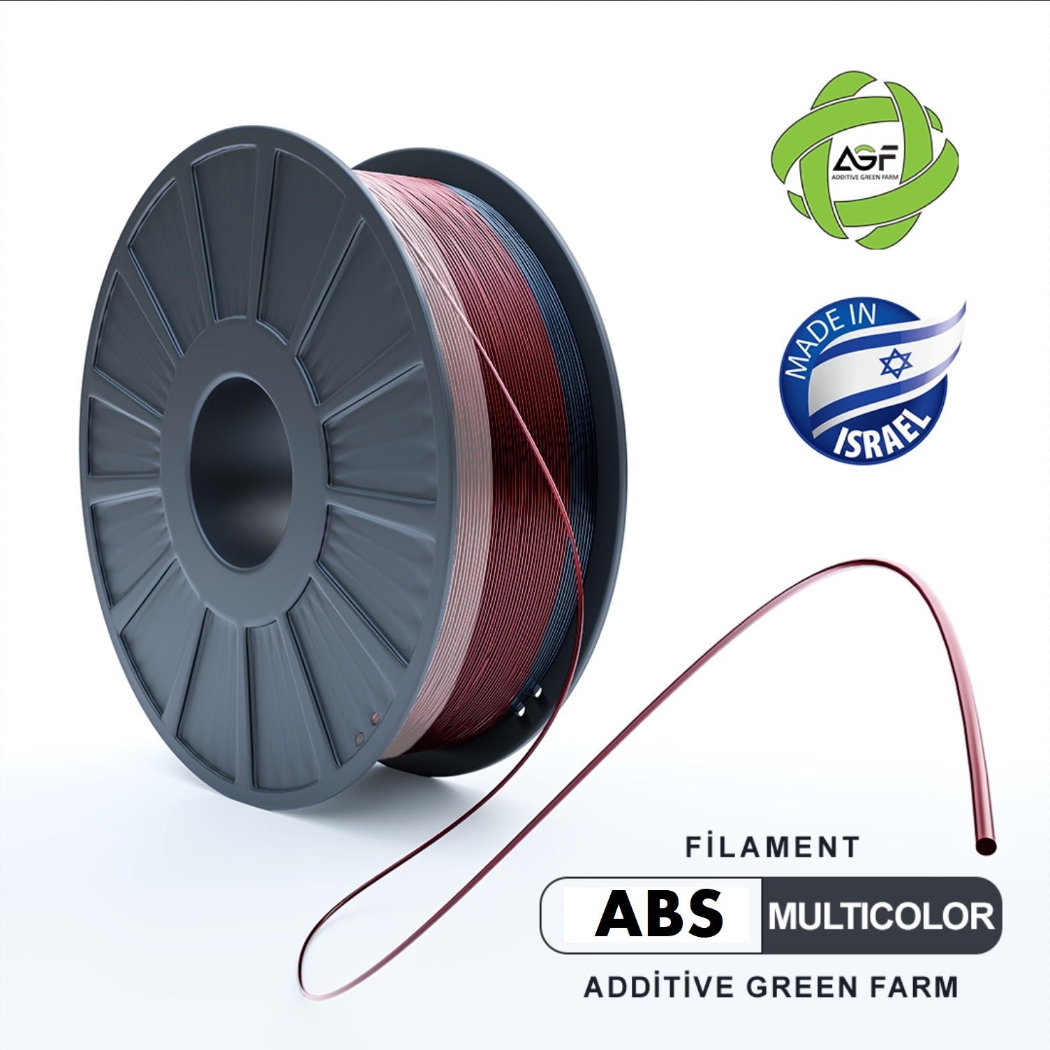 Abs Color ABS TRANSITION COLOR FILAMENT - גליל פילמנט צבע מעבר – AGF-il