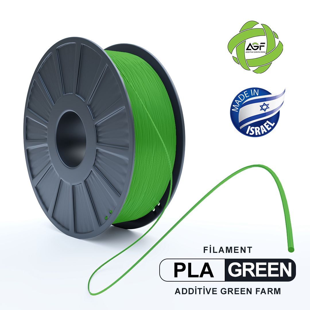 PLA GREEN FILAMENT - גליל פילמנט ירוק