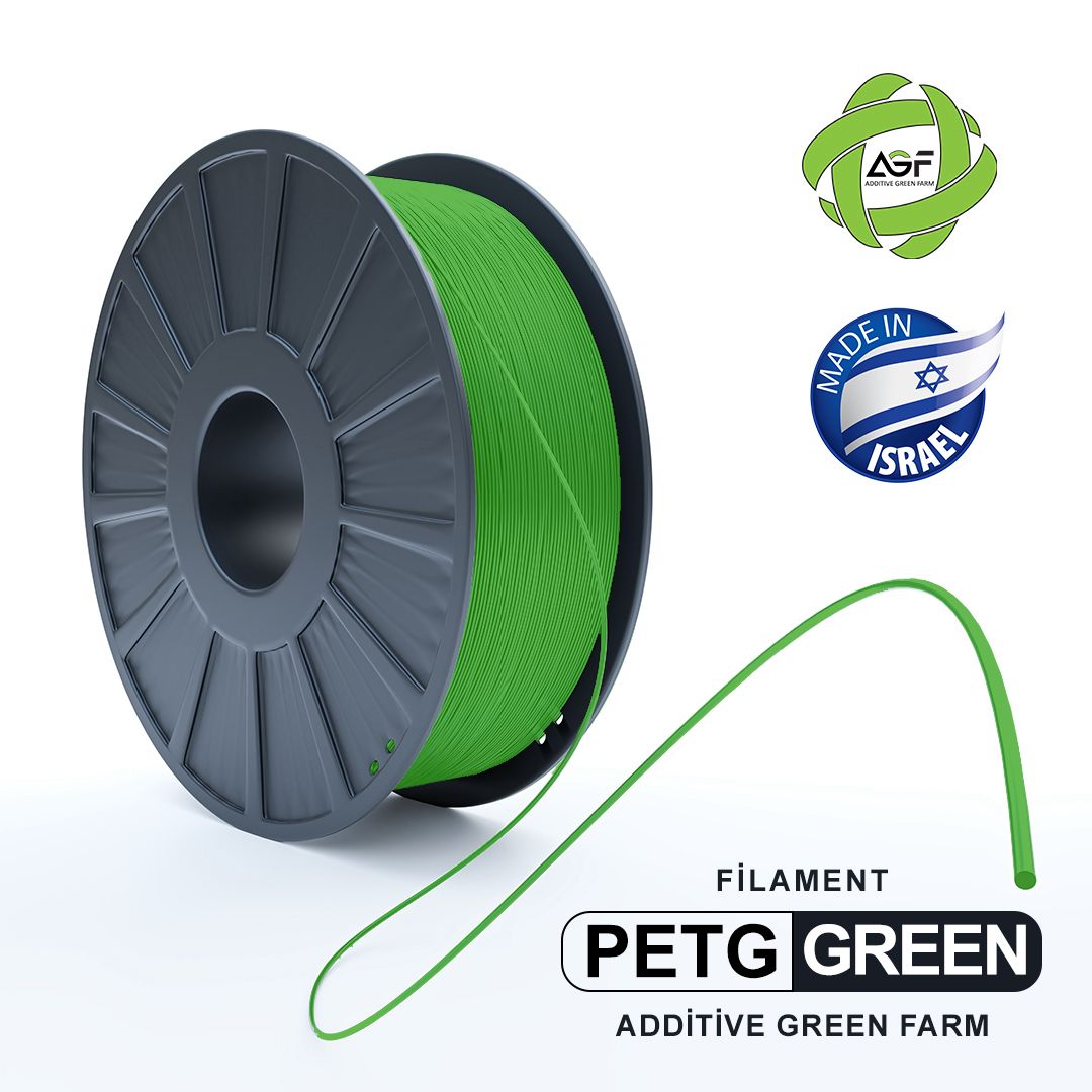 PETG GREEN FILAMENT - גליל פילמנט ירוק