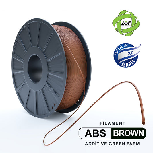 ABS BROWN FILAMENT - גליל פילמנט חום