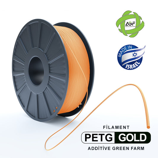 PETG GOLD FILAMENT - גליל פילמנט זהב