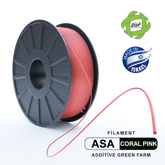 ASA PINK CORAL FILAMENT - גליל פילמנט קורל ורוד