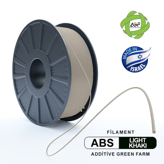 ABS LIGHT KHAKI FILAMENT - גליל פילמנט חאקי בהיר